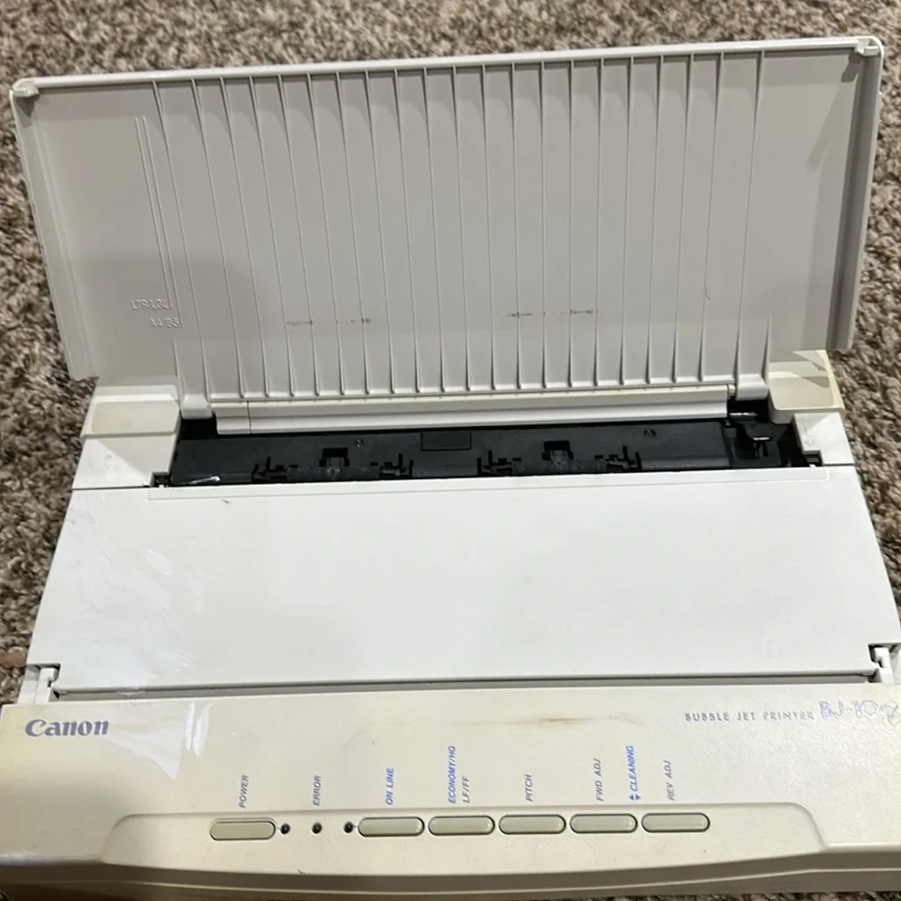 Canon BJ-10sx Printer in Cream